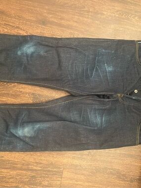 Brave Star Selvedge Denim Jeans – Slim Straight – 34 Waist – Raw Indigo